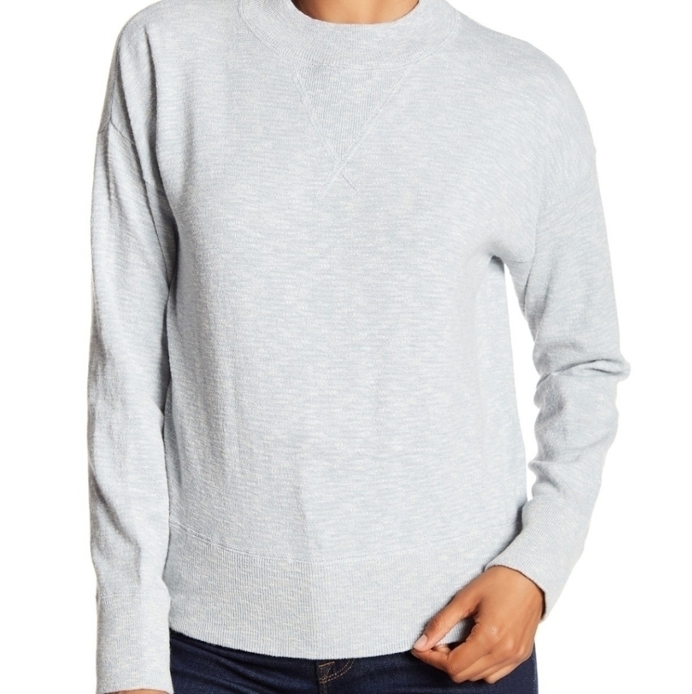 Madewell Relaxed Mockneck Sweater Sweatshirt
